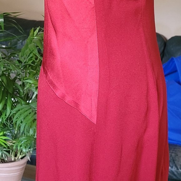 Zapa rust color evening dress with jacket size 8 - Picture 11 of 16